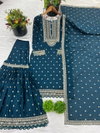 Tew Heavy Chinon Silk With Heavy Embroidery Work Readymade Dresses Wholesale Price In Surat
